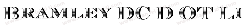 Bramley DC D OT Light Regular字体转换